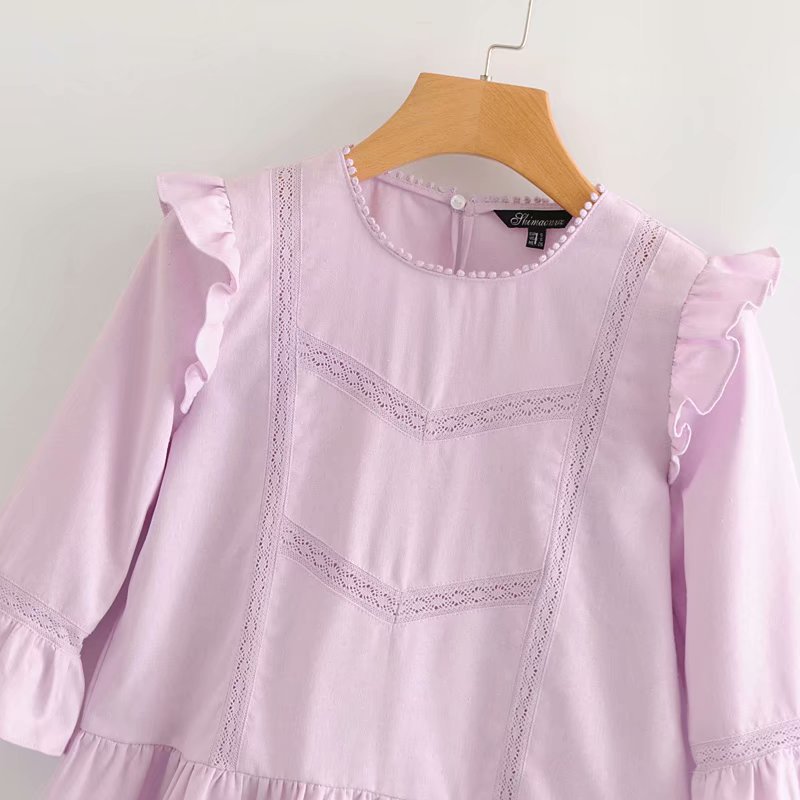 Cotton Fashioncoat(Purple-M) NHAM4426-Purple-M
