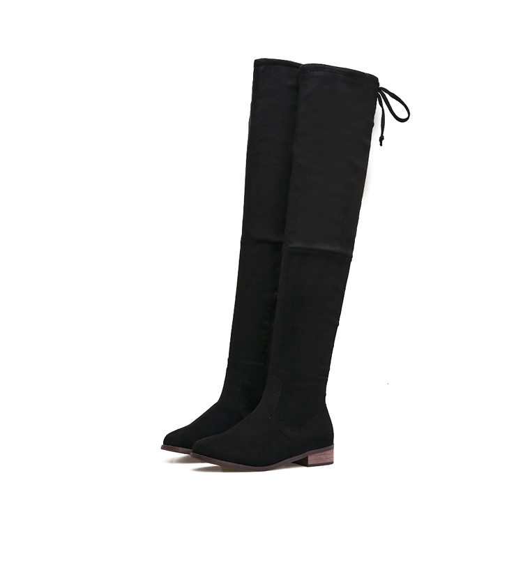 autumn and winter fashion sexy low-heel thick-heeled boots  NSHU26938