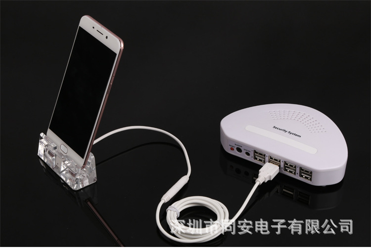 产地货源小米手机展示防盗器手机防盗报警器亚克力展示架支持定制