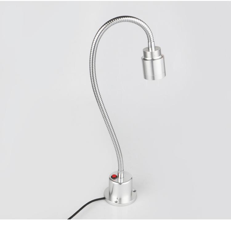 九家LED机床工作灯 远射程聚光灯5W220V 玉雕台灯 白光黄光