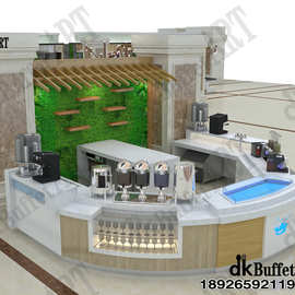 酒店buffet 组合式自助餐台图片 设计制作