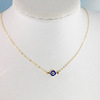 Fashionable accessory, blue necklace, Aliexpress, wholesale