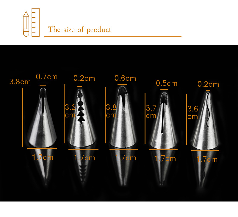 芭比娃娃裙边裱花嘴