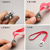 Ring stainless steel, slingshot with flat rubber bands, new collection, wholesale