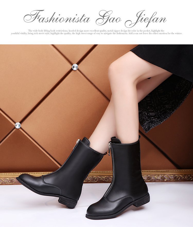 Bottes femme en PU artificiel - Ref 3355820 Image 24