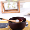 INS Japanese-style Nanmu Spoon A-8 Yuankou Spoon Hand Benefit Poin Tablet Creative Wooden Rice Spoon Pooth Taste Spoon