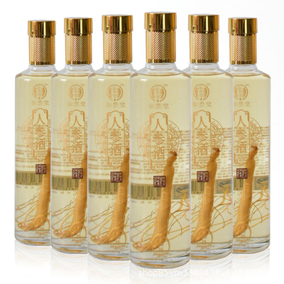东北特产 长白山人参酒 滋补养生酒 配制酒38度 6瓶/箱装一件代发|ru