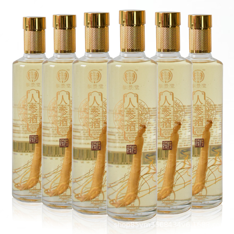 东北特产 长白山人参酒 滋补养生酒 配制酒38度 6瓶/箱装一件代发|ru