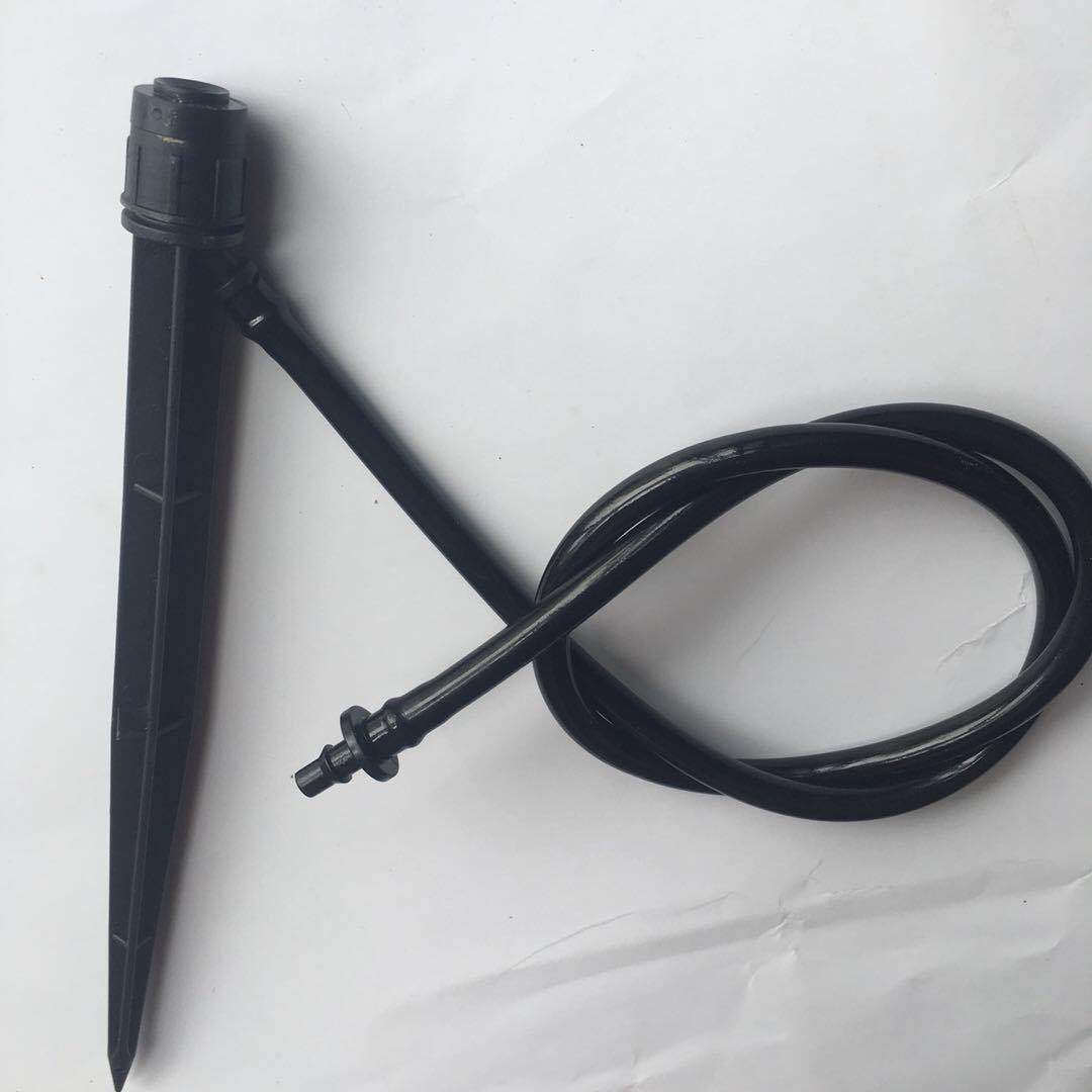 果树滴灌 18CM涌泉喷头 斜嘴进水 柑橘灌溉 配50CM毛管延长