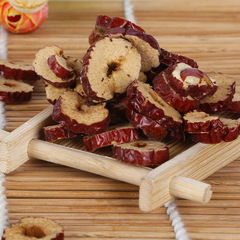 Factory Wholesale Medium-sized Jujube Rings for Tea, Stew, Congee Ingredients Low-Temperature Baked Xinjiang Jujube Slices Red Dates