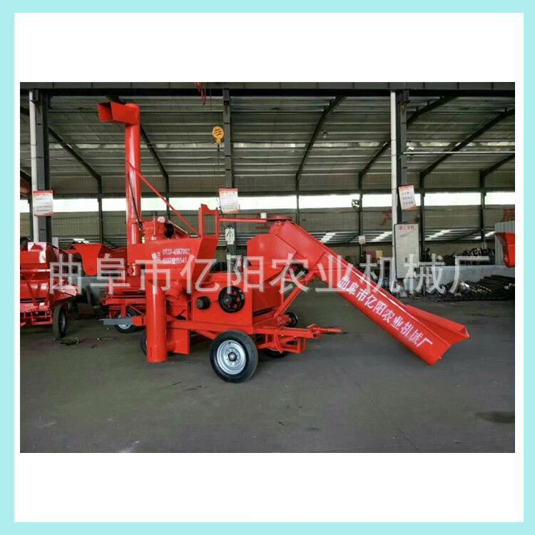 玉米脱粒机 大型玉米脱粒机吴堡双筒自动上料玉米扒皮脱粒一体机