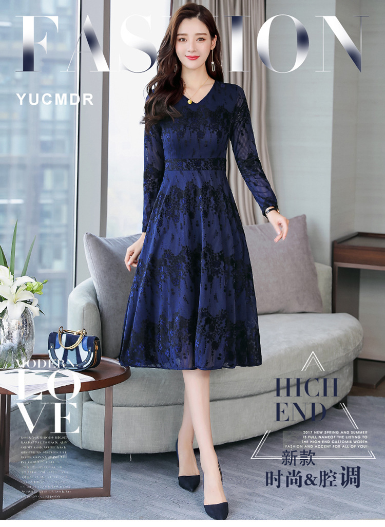 Robe femme en Velours d or - Ref 3327148 Image 6