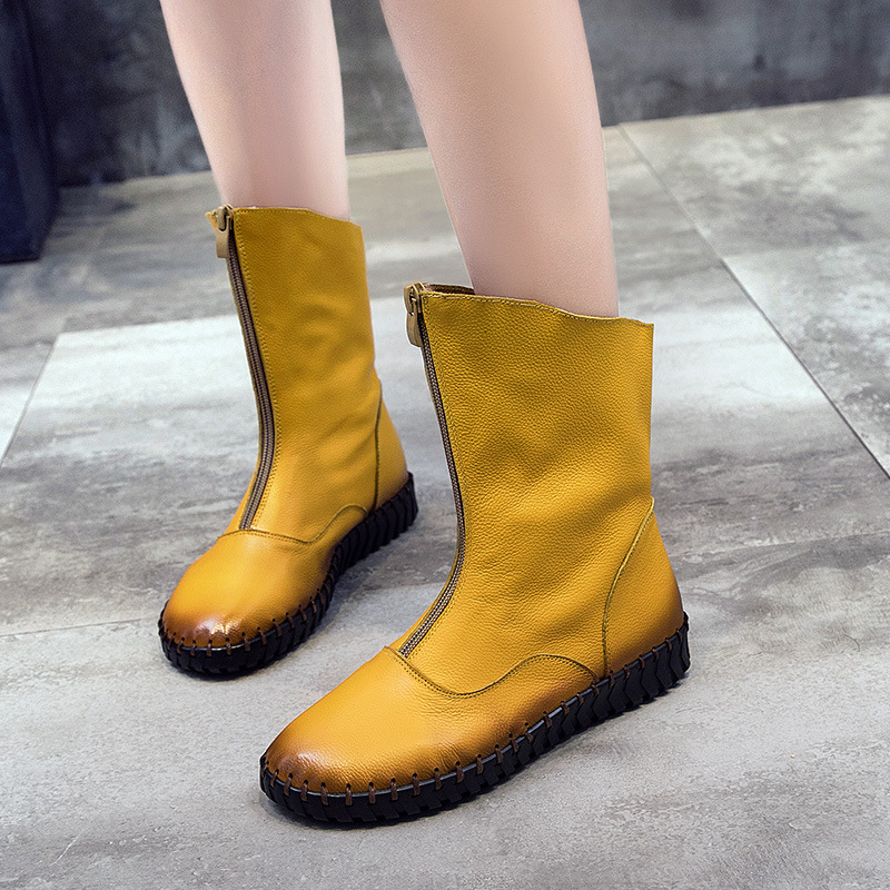 Bottes femme en En cuir - Ref 3354787 Image 1