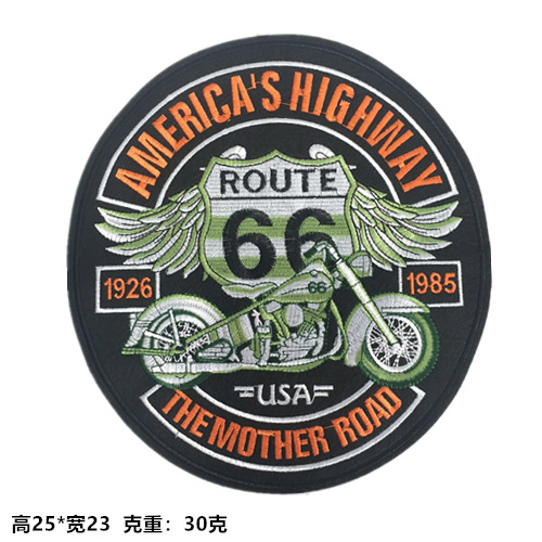 Estilo europeo y americano cráneo pegatinas de tela bordado estilo de la Universidad Ropa Decoración calcomanías fresco motocicleta fantasma cabeza reparación subsidio