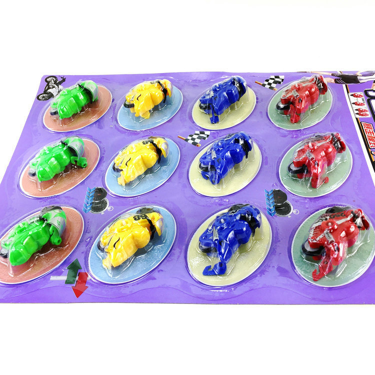 12-pack pullback motorcycles, 546-2 model, toy cars, wind-up toys, inertia toys, children's toys, mixed wholesale.
