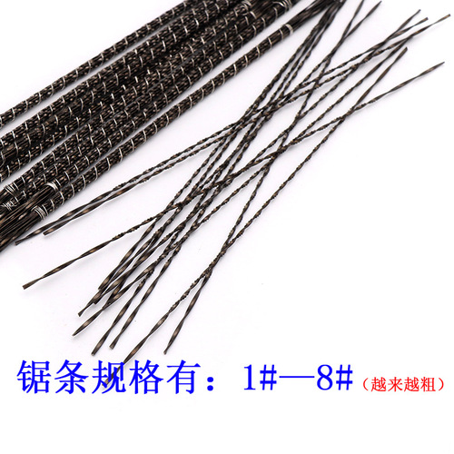 Penguin brand wire saw blade, wire drawing woodworking saw blade, spiral tooth U-shaped saw blade, metal plastic cutting saw