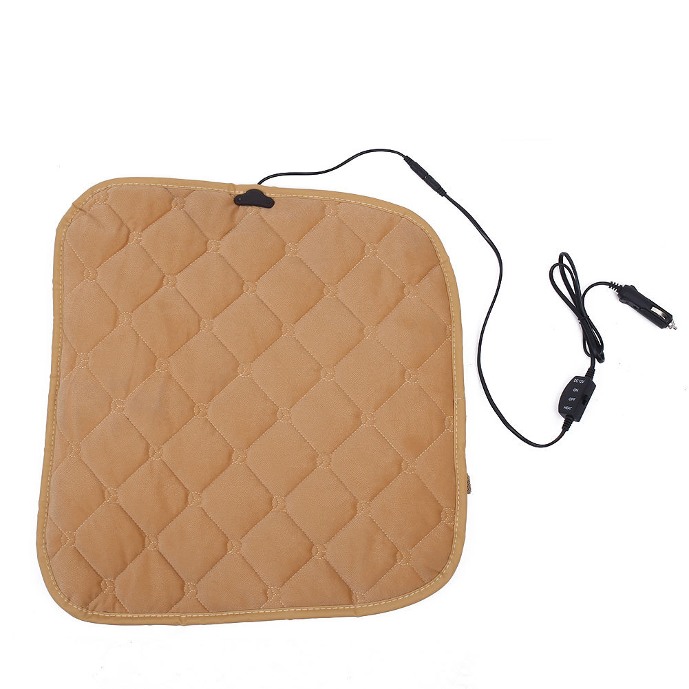 （中性）碳纤维汽车座椅加热器 菱形汽车加热坐垫12V 颜色-