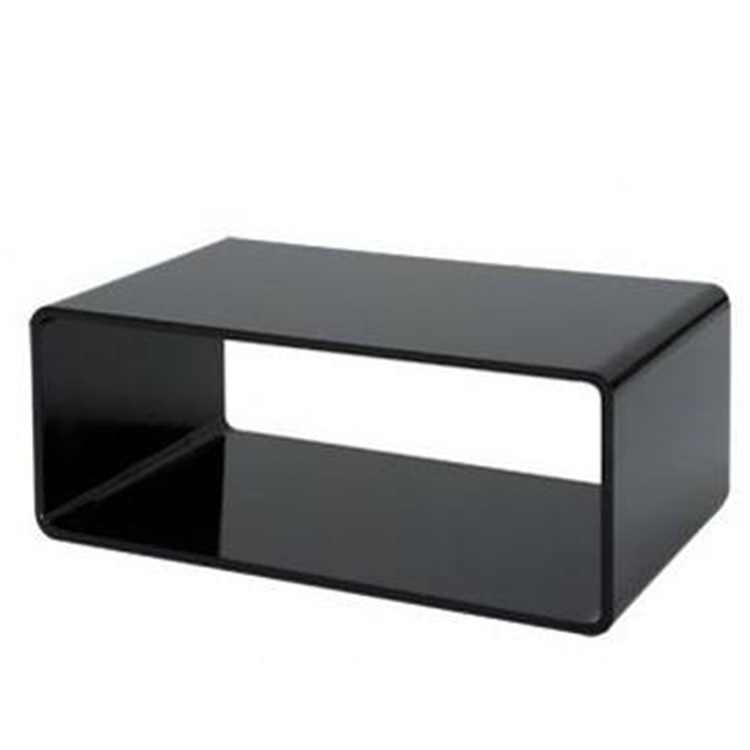 定做6mm钢化玻璃纯黑色 异形透明透明玻璃 隔板桌面台面茶几玻璃