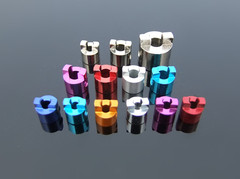 Propeller shaft yoke propeller hub Model boat aluminum/copper screw propeller adapter Remote control boat accessories