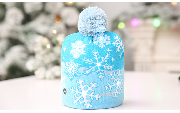 Knitted LED Christmas Hat - Color Variation 2
