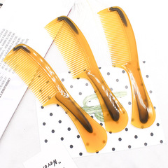 Stall supply practical discount unbreakable imitation ox horn combs, anti-wear Oxford comb cowhide comb wholesale