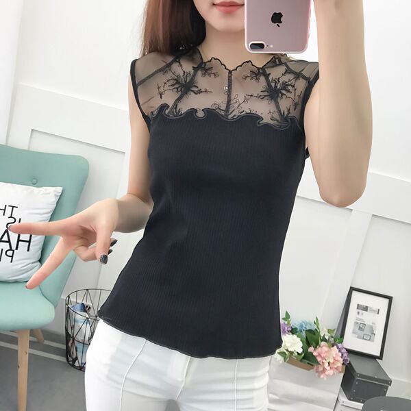 Sexy cute fitted base body-friendly tank top