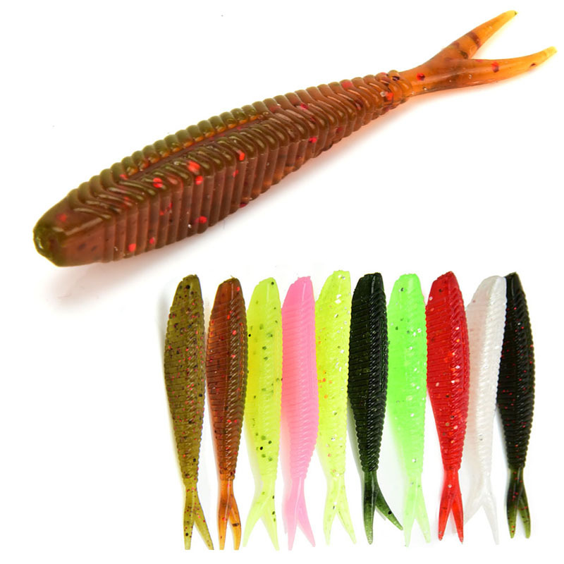 Soft Jerkbaits Fishing Lures Soft Flukes Lures Fresh Water Bass Swimbait Tackle Gear