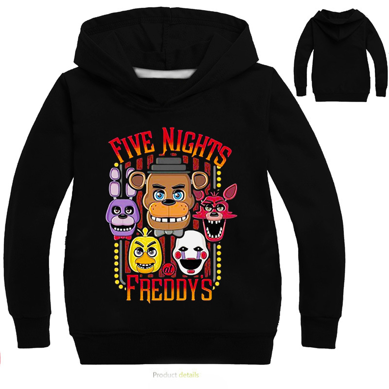 Girls Kids Sweatshirt FNAF Five Night At Freddy's Hoodies Pullover Tops Costumes eBay Girls Kids Sweatshirt FNAF Five Night At Freddy's Hoodies Pullover Tops Costumes eBay