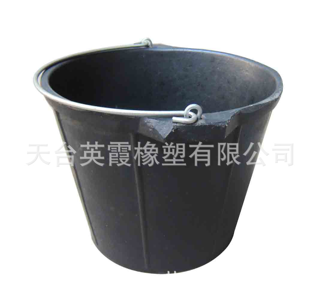 厂家 日常用水桶 出南美 橡胶提桶 泥灰桶 工具收纳桶 橡胶桶 10L-阿里巴巴