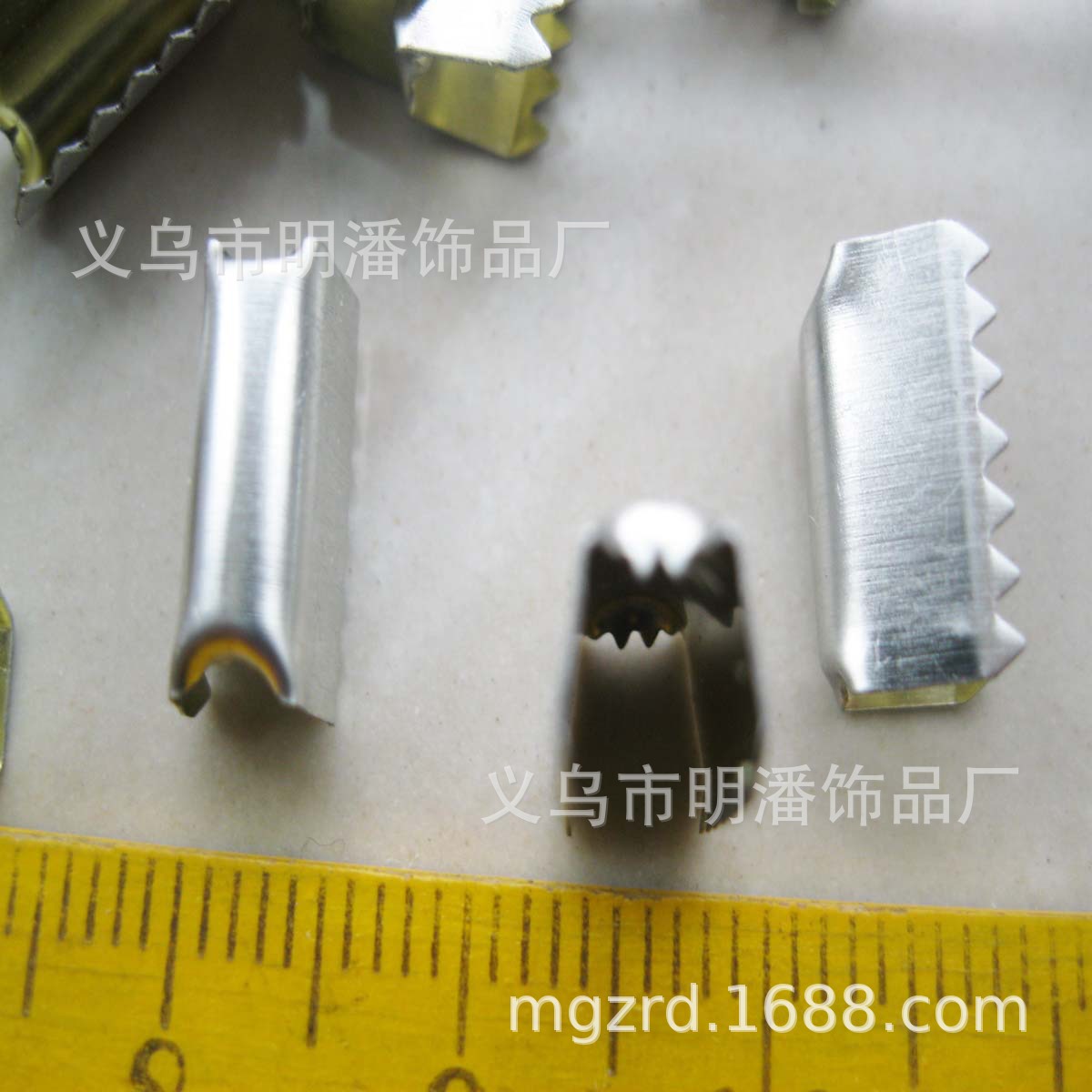 工厂直供3MM马仔扣铁皮扣包0.3CM粗的绳子卡扣量大价优