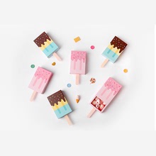 韩国创意糖果色可爱冰棒形状糖果盒包装盒卡通抽屉礼品纸盒子XT55