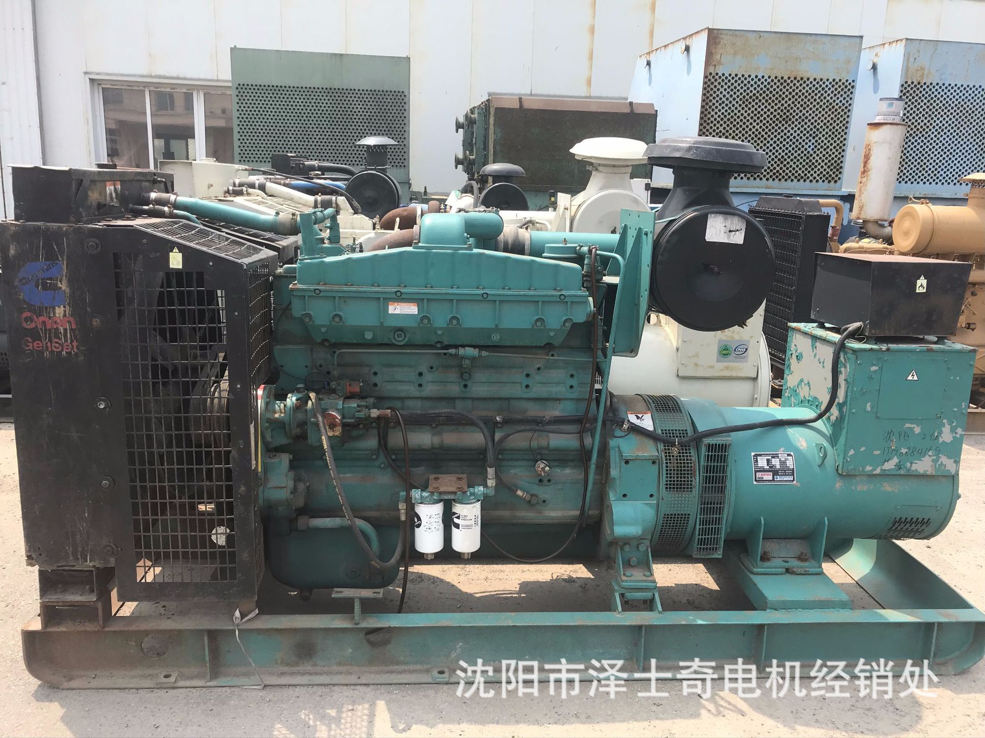 大量优质进口发电机出租低价出售二手美国康明斯200kw/千瓦发电机