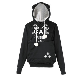 European and American Amazon Printed Pet Large Pocket Sweater Hoodie Hoodie Autumn and Winter Cross-border Fashion Sweater