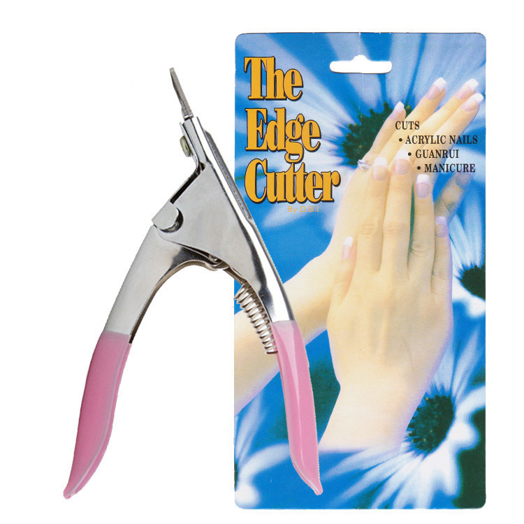 Tip Cutter美甲工具假指甲甲片剪刀平口半塑一字剪指甲钳指甲剪|ru