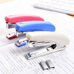 Effortless Stapler Office Supplies Stationery Mini Staple Stapler Big and Small Binding Machine Staple Holder