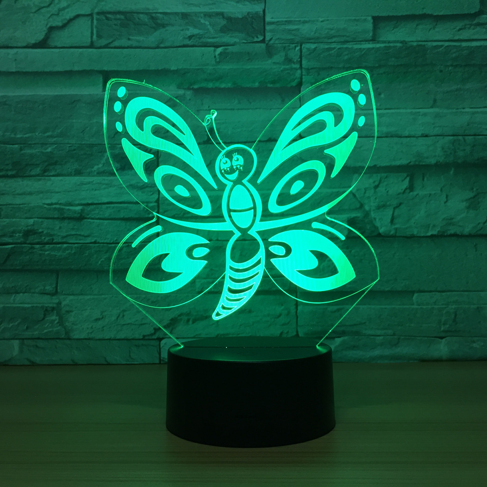 3d小夜灯 七彩触控遥控3d灯