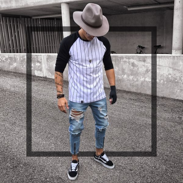 Nouveau pantalon en denim pour hommes avec fermeture à glissière pour hommes_voghion.com