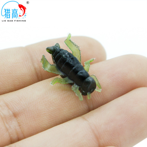 Lure Soft Bait Artificial Insect Lure 0.7g/2.1cm Simulation Insect Bait Fishing Bait Cross-border E-commerce Lure Bait 