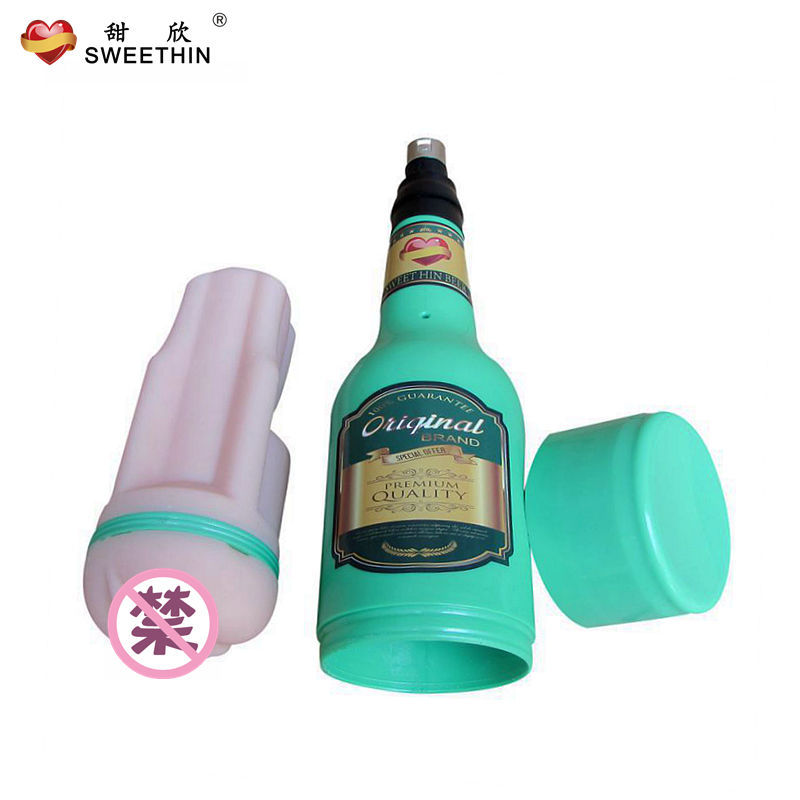 Sweet Hin Male Masturbation device Beer bottles Masturbation cup D02 Adult sex products Gun Accessories