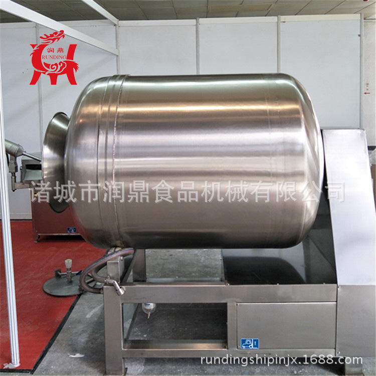 全自动真空滚揉机 休闲食品真空滚揉机 润鼎厂家直销腌制滚揉机
