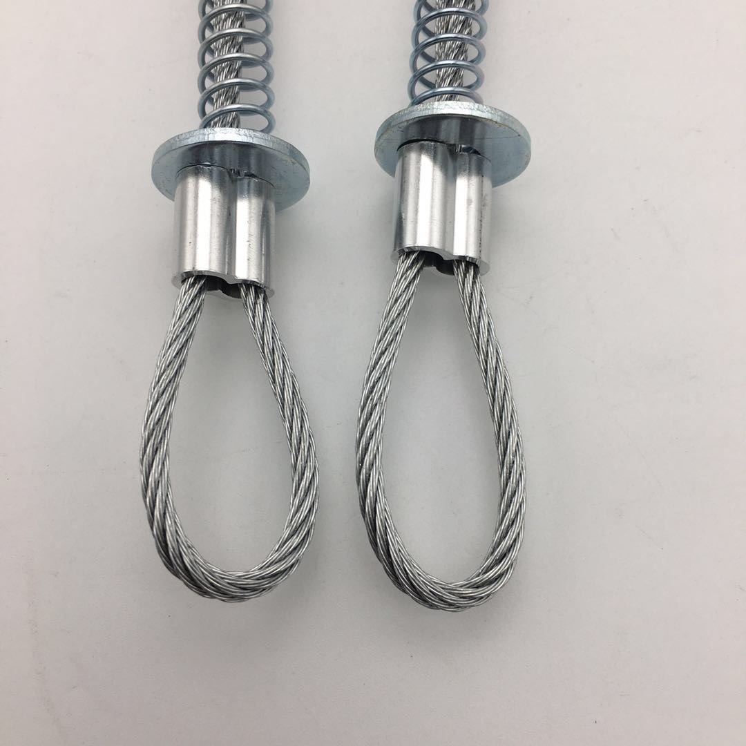 tubería de alta presión cuerda de seguridad de prevención de desprendimiento manguera de goma cuerda de alambre de acero explosivo cuerda de seguridad de manguera neumática