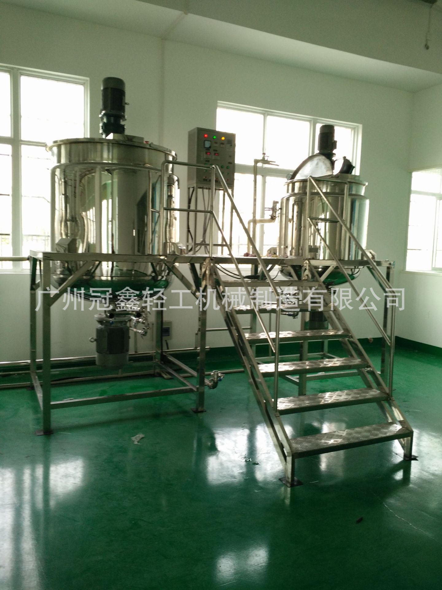 1000L蒸汽加热搅拌罐 洗发水搅拌锅  液洗均质搅拌机 洗发水设备