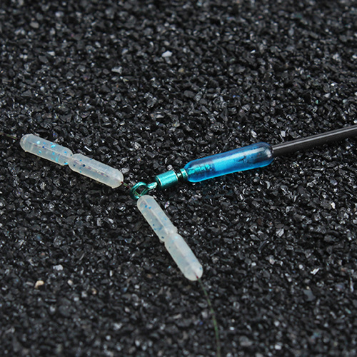 Aohu's new silicone raft fishing float seat blue rotating copper head anti-winding float seat fishing gear fishing accessories