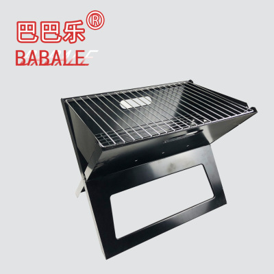 厂家户外木炭烧烤架 便携手提折叠X型烧烤炉 烧烤箱|ms