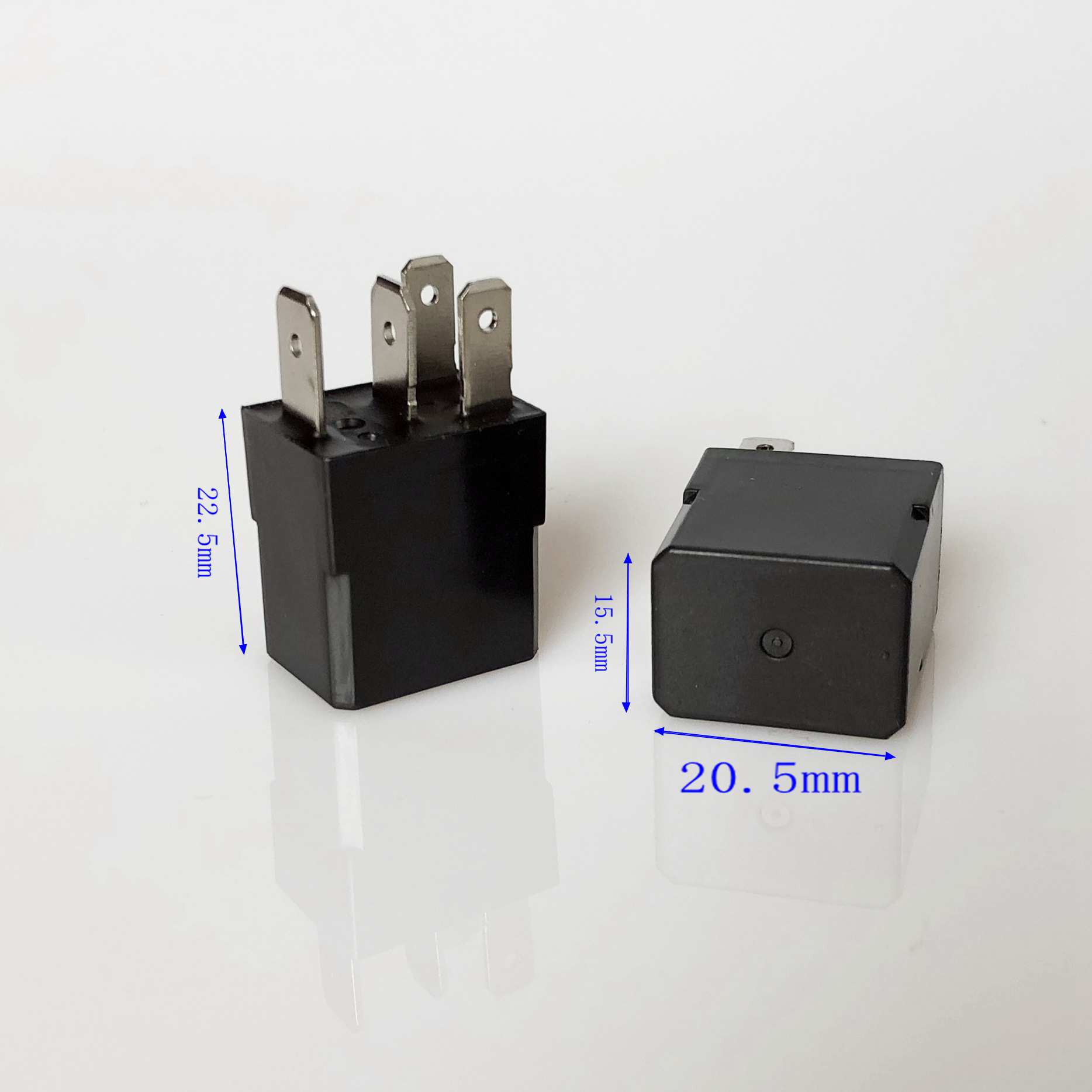 YCSM 小体积 紫罗兰汽车继电器12V 4脚