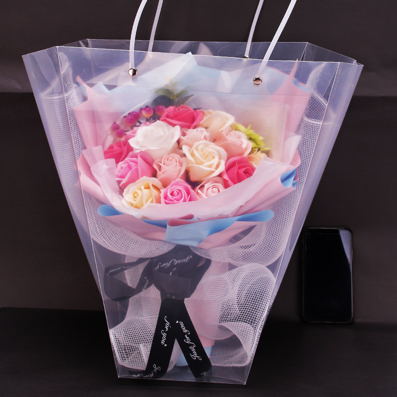 19朵大韩风款手捧花清风粉3