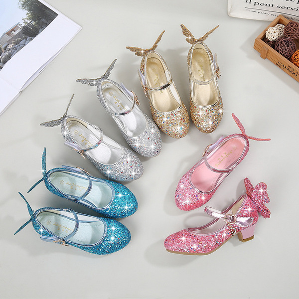 Demi-season children's shoes heels