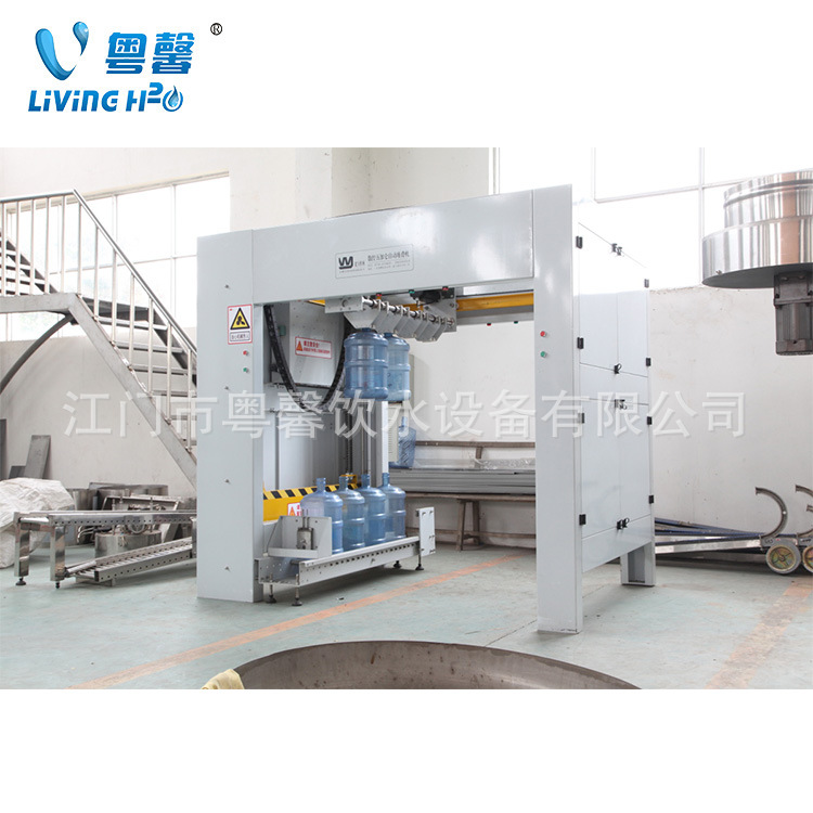 供应5加仑桶装水全自动洗瓶灌装机 桶装矿泉水设备生产线