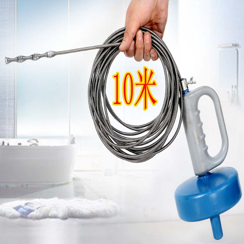 Draga de tubería herramienta de alcantarillado hogar inodoro drenaje de piso tubería de inodoro draga Primavera de almacenamiento