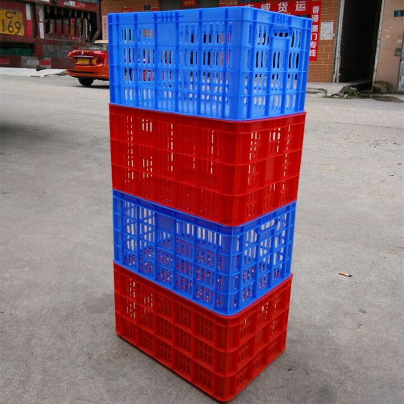 厂家现货加厚塑料周转筐蔬菜水果批发收纳筐快递物流箱筐货框